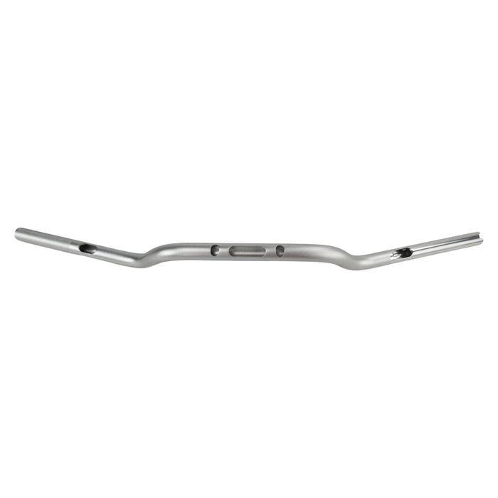 ODI 1" V-Twin Moto Bars - Silver - TBW handlebar on a white background.