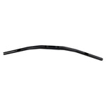 A black ODI 1-1/8" V-Twin Tapered Tracker Bars handlebar on a white background showcases the strength of the V-Twin engine.