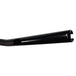 A black ODI 1-1/8" V-Twin Tapered Tracker Bars handlebar on a white background showcases the strength of the V-Twin engine.