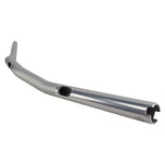 An ODI 1-1/8" V-Twin Tapered Tracker Bars - Silver - TBW handlebar on a white background.
