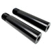 Eight TC Bros. Riser Stems for Pro Series Modular Risers—cylindrical, threaded, in black and silver—are shown upright on a white background, ideal for customization or as replacements.