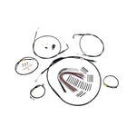 A set of Burly bagger bars and wires for a motorcycle.