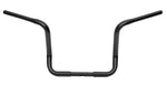 A black Burly Bagger Ape Hanger handlebar on a white background.