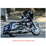 Burly Bagger Ape Hanger Handlebar TBW 15" - Black for Harley Davidson 08-24 Touring models.