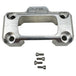 Three metal Digital Gauge Top Clamps for TC Bros. Pro Series Truss Risers in silver, black, and gold are shown with four screws on a white background. Ideal as replacements for Harley Davidson or Pro Series gauge setups. Brand: TC Bros.
