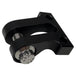 Two TC Bros. Pro Series metal motorcycle chain adjuster blocks, one silver and one black, with matching screws, are displayed on a white background, exemplifying American craftsmanship.