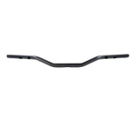 Three black TC Bros. 1" Tracker Handlebars for 2024-up Harley-Davidson Touring and Softail are shown horizontally against a white background with bold black text.