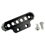 Two cylindrical motorcycle tachometer bezels from TC Bros., including the Pro Series 4 inch Gauge Relocation Bezel for Harley Davidson, in black and silver finishes with similar gauge faces featuring numbers and a red needle.