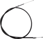 Drag Specialties Clutch Cable for 1968-1986 Harley-Davidson Big Twin motorcycles by Drag Specialties, featuring a rubber boot and small hardware pieces, shown on a white background.