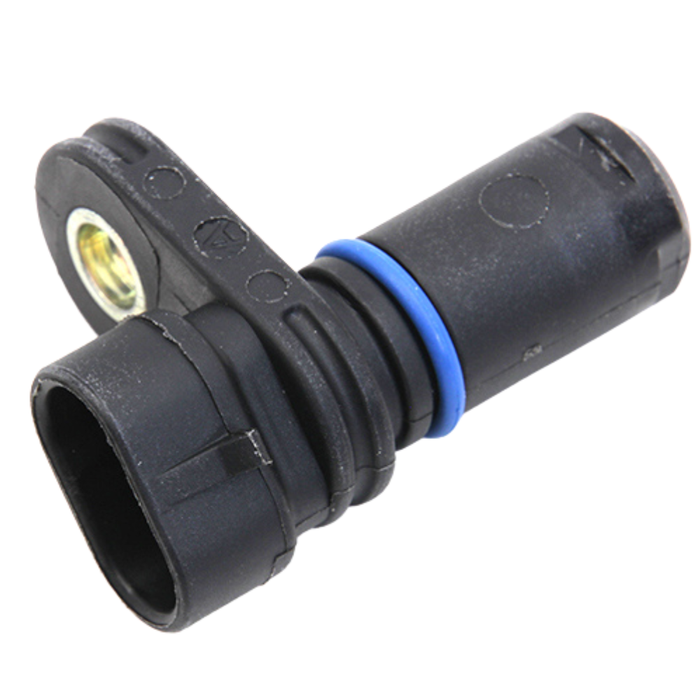 The image shows a Wyatt Gatling Electronic Vehicle Speed Sensor for 2005-2024 Harley-Davidson Big Twin and Sportster models, featuring a black plastic body with a blue ring and a mounting hole, displayed against a white background.