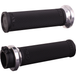 Thirteen ODI Ruffian Lock-on Grips For Harley-Davidson Cable Throttle are displayed in various colors, arranged in rows on a white background beside bold "CABLE THROTTLE" text. Designed by ODI for compatibility with Harley-Davidson Cable Throttle systems, these grips combine standout style and reliable performance, making them ideal for customizing your ride.