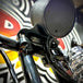 The Guerrilla Cables Speedometer Relocation Harness for 2014-2022 Harley-Davidson Sportster (Single Gauge) is a black electrical cable featuring a rectangular connector on one end and a multi-pin connector on the other, coiled into a loose loop—designed by Guerrilla Cables as a plug-and-play solution for relocating your Sportster’s speedometer.