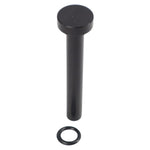 A black metal pin with a round head and a separate circular ring, shown on a white background—it's the TC Bros. Primary Plug Kit for 2018-Up Softail with Pro Series Mid Controls from TC Bros.