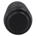 A TC Bros. Nomad Shift Peg for Harley Models - Knurled - Black (sold each) on a white background.
