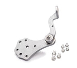 The Prism Supply Sling Shot Clutch Pedal is a metal lever with multiple holes and a pivot point, shown with six screws. Designed for 1936-1984 Harley-Davidson Four-Speed Big Twin frames. Brand: Prism Supply.