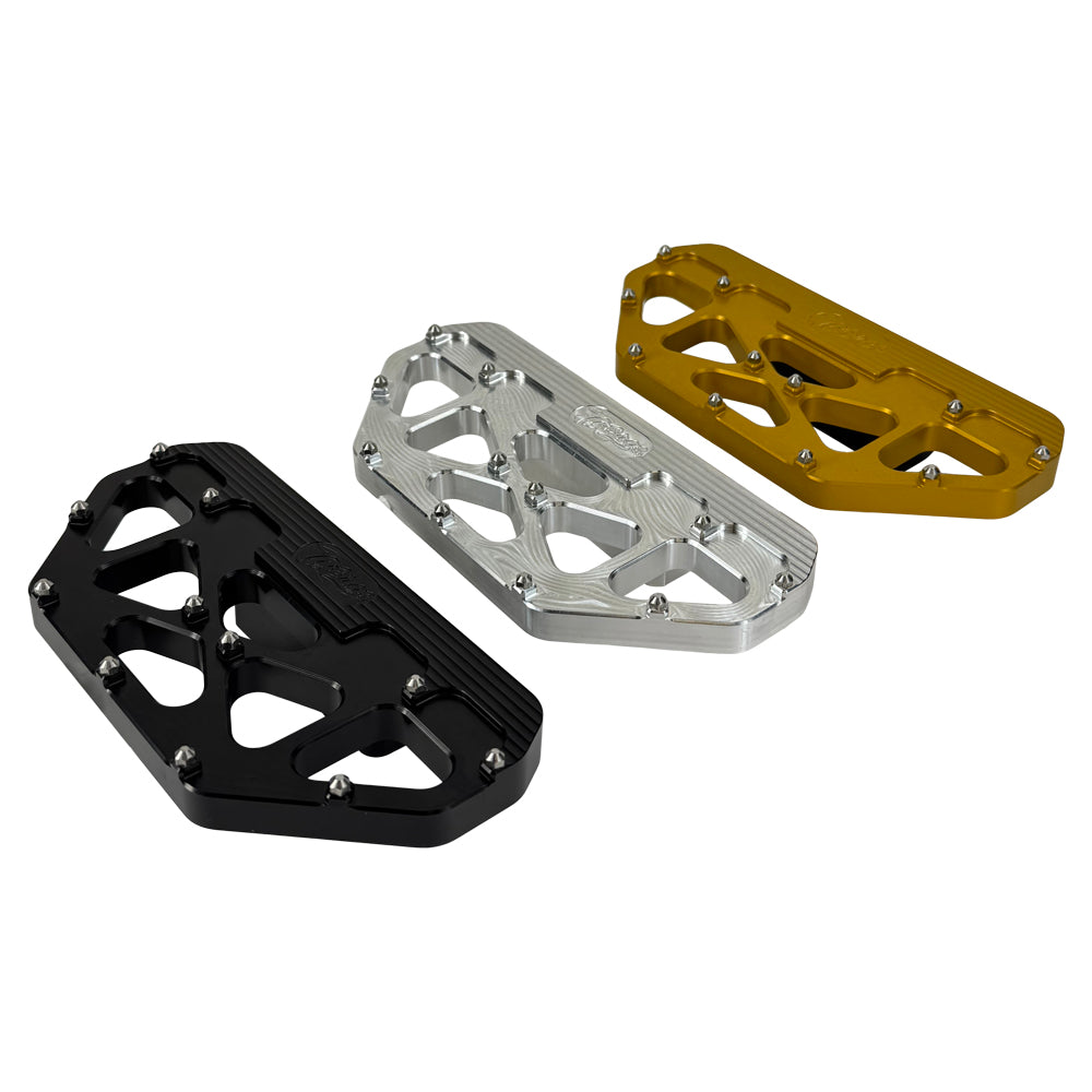 TC Bros. Pro Series MX Passenger Floorboards for 1993-Up Harley-Davids
