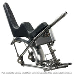 The TC Bros. Test Bundle Product Big Twin Hardtail Kit features a metal bicycle frame with a sloped top tube and assorted hardware—perfect for chopper builds or achieving classic TC Bros. hardtail style, all displayed on a clean white background.