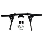 The TC Bros. Front Crash Bar mounting kit for 2014-2023 Harley-Davidson Touring includes bolts and spacers, shown above a motorcycle image—ideal for front engine guard or crash bar installation.