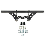 The TC Bros. Front Crash Bar for 2004-2022 Harley-Davidson Sportster features black metal arms and a horizontal bar with multiple mounting holes, offering added crash protection. Shown on a white background. Brand: TC Bros.