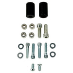 The TC Bros. Front Crash Bar for 2004-2022 Harley-Davidson Sportster features black metal arms and a horizontal bar with multiple mounting holes, offering added crash protection. Shown on a white background. Brand: TC Bros.