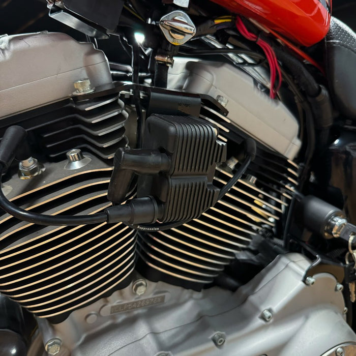 Support Clé Bobine D'allumage Supérieure pour Harley Sportster XL1200C Support Clé Bobine D'allumage Supérieure pour Harley Sportster XL1200C