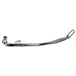 A Moto Iron® Chrome +1" Kickstand 1999-2005 Dyna 12" motorcycle exhaust pipe.