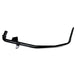 A Moto Iron® black +1" kickstand designed for 2006-2017 Dyna models, accompanied by durable rear shocks and mounting brackets.
