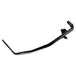 A Moto Iron® black +1" kickstand designed for 2006-2017 Dyna models, accompanied by durable rear shocks and mounting brackets.