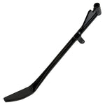 The Moto Iron® Black +1" Kickstand for Harley-Davidson Sportster 1989-2003 is shown against a white background.