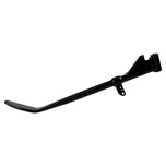 The Moto Iron® Black +1" Kickstand for Harley-Davidson Sportster 1989-2003 is shown against a white background.