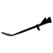 The Moto Iron® Black +1" Kickstand for Harley-Davidson Sportster 1989-2003 is shown against a white background.