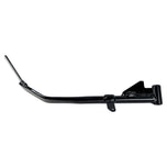 A Moto Iron® black +1" Kickstand 2004-2021 Sportster 9" (Except 21 Sportster S/RH 1250S) for a Harley-Davidson Sportster motorcycle on a white background.