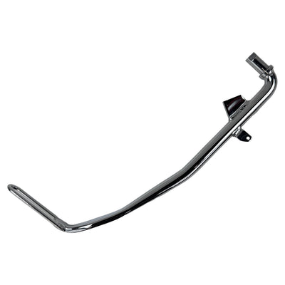 A Moto Iron® Chrome +1" Kickstand 2006-2017 Dyna 12", perfect for Dyna motorcycles, with a secure fitment.