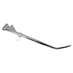 Introducing the Moto Iron® Chrome +1" Kickstand for 1989-2003 Sportster models (excluding Hugger Models)*, crafted from high-strength steel and featuring a durable mounting bracket, ideal for accommodating extended front forks.