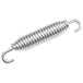 A chrome-finish kickstand spring from Moto Iron®, compatible with 91-up Sportster, 91-up Touring, and 85-06 Softail models (OEM 
