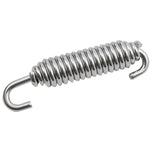 The Drag Specialties Moto Iron Kickstand Spring for Harley-Davidson 1936-1990 features hooks on both ends and serves as a durable replacement part for various motorcycle and industrial applications.
