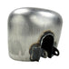 The Wyatt Gatling 2 Gallon Gas Tank features unpainted metal with visible weld marks and a top-mounted fuel cap, designed for 1958-1978 Harley-Davidson Sportster models.