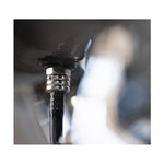 A Prism Supply Petcock - 3/8" NPT - Stainless threaded plug on a white background, suitable for 3/8" NPT.