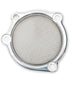 A slim Prism Supply Bristol Breather - CV Polished mesh filter cover on a white background.