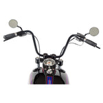 Two unpainted Drag Specialties Fat Bob Fuel Tanks (3-1/2 Gallon) for Harley-Davidson Big Twin 1936-1984, plus mounting hardware (bolts, washers, brackets), are displayed on a white background.