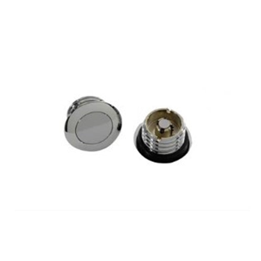 Two Wyatt Gatling Smooth Style Gas Cap Sets on a white background.