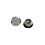 Two Wyatt Gatling Smooth Style Gas Cap Sets on a white background.