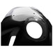 The Saddlemen Mini Fairing, compatible with the 18-20 Softail Low Rider FXLR and 2018-2023 Softail Street Bob FXBB motorcycles, features a clear windscreen for excellent wind protection and includes an opening for the headlight.