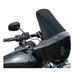 Black Burly Touring Tall Sport Fairing for 35 Through 49mm Forks featuring a tall windscreen and a circular headlight cutout.