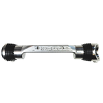 Vulgar USA Freestyle Front Motor Mount for 2006-2017 Harley-Davidson Dyna, featuring a CNC aluminum design, black rubber bushings, and “2006+ DYNA” engraved on the center bar.