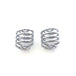 A pair of Wyatt Gatling 2" Solo Seat Springs with a chrome finish on a white background.