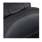 Mustang Lowdown Seat with Driver Backrest - Plain - FLHR '97-'07.