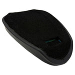Upgrade your 1982-2003 Harley-Davidson Sportster with Sully's Customs Solo Seat—handmade in black leather, available in horizontal line or diamond quilted designs—for enhanced comfort and style.