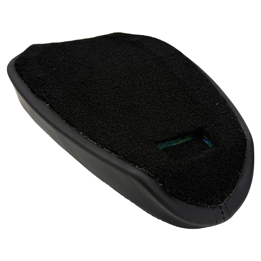 Upgrade your 1982-2003 Harley-Davidson Sportster with Sully's Customs Solo Seat—handmade in black leather, available in horizontal line or diamond quilted designs—for enhanced comfort and style.