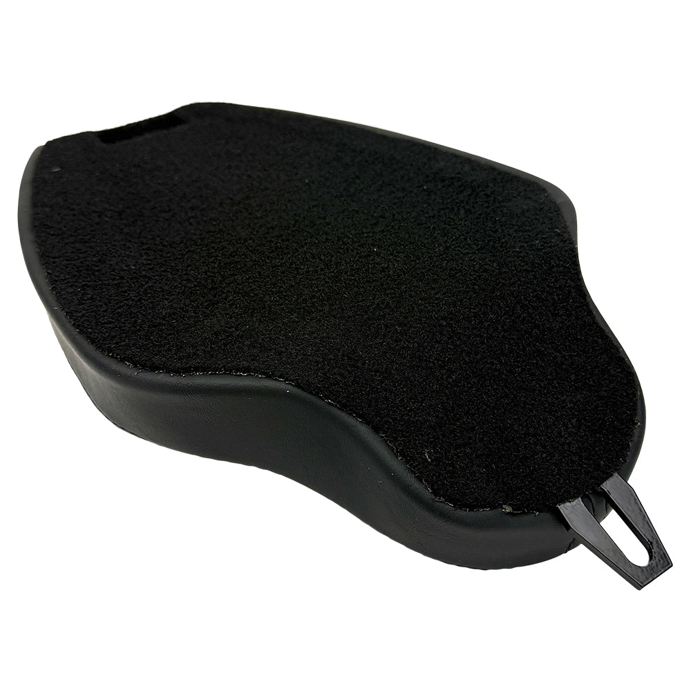 Upgrade your 1982-2003 Harley-Davidson Sportster with Sully's Customs Solo Seat—handmade in black leather, available in horizontal line or diamond quilted designs—for enhanced comfort and style.